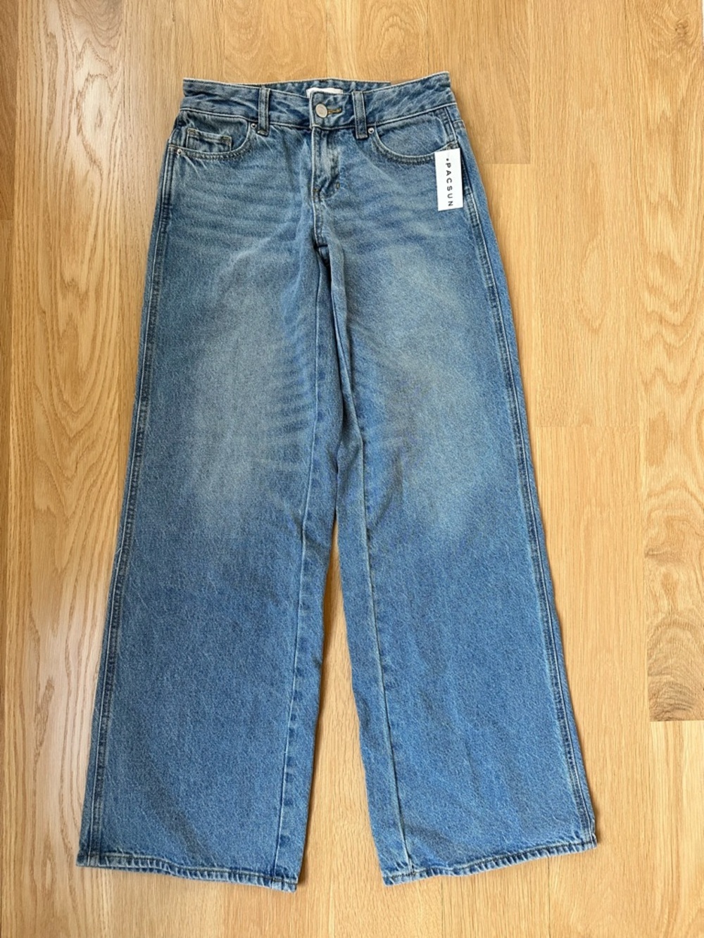 Pacsun Low Rise Baggy Wide-Leg Blue Jeans Women’s NWT